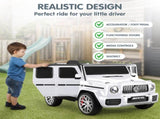 Kahuna Mercedes Benz AMG G63 Kids Electric Ride On Car Remote Control - White CAR-G63-S306-WH