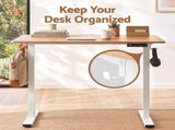 Artiss Standing Desk Electric Adjustable Ergonomic Office Table 100cm Oak HASD-ET156E-100-WHWD