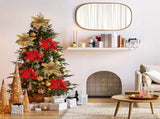 Christmas Flowers Christmas Tree Decorations Fabric Simulation Flowers V1294-YM0718-220609FB0335