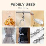 Data Cable Organizer, 2025 New Silicone Cable Ties Reusable Cable Management Organizer for Bundling V1258-DP02-F-823