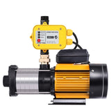 Giantz Garden Water Pump High Pressure 2500W Multi Stage Tank Rain Irrigation Yellow PUMP-ST6-SS-OG-YEL