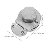 Bathroom Stall Lock Privacy Indicator Lock Stainless Steel Easy Installation 1 Set V1369-AZ3-W-17316