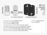 Mechanical Keyless Entry Door Lock, 14 Key Mechanical Door Lock, Mechanical Keypad Door Lock with V952-JXMMSBMAZSZMD0O8HV0