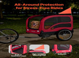 Dog Bike Trailer, Supports up to 45 kg, Pet Cart Bicycle Carrier for Small & Large Dogs, Easy V952-TCSCWZXCTC10QAEQQ001V0