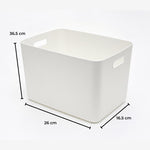 GOMINIMO 6 Pieces Plastic Storage Bins with 4 Lids V227-3720402114060