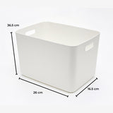 GOMINIMO 6 Pieces Plastic Storage Bins with 4 Lids V227-3720402114060