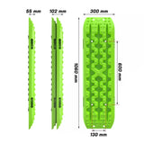 X-BULL Recovery tracks kit Boards Sand Mud Trucks 6pcs strap mounting 4x4 Sand Snow Car green GEN3.0 V211-AU-RT017