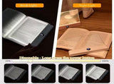 Flat Book Light, Upgraded Smart LED Reading Light with 3 Colors & Timer, Rechargeable Dimmable Eye V1366-AZ2-W-11505
