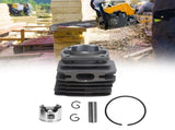 46mm Cylinder Piston Kit Replacement Chainsaw Accessory Fit for Husqvarna 50 5555 V1294-YM0718-3111210013211