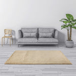 200x140cm Floor Rugs Large Shaggy Rug Area Carpet Bedroom Living Room Mat - Beige V63-832141