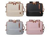 Pink Expandable Laptop Backpack with USB Port - Stylish Travel & Business Daypack V888-ELOSUNG32795