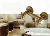 Copper Washing Machine Faucet Hot & Cold Vintage Mixer Tap, Antique Style Bathroom & Bathtub V1107-113-85338