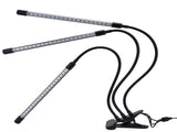 Indoor Plants Grow Light 5V USB Powered Adjustable Gooseneck Timing Garden Growth Lamp V1294-YM0901-3111210184411