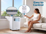 Devanti Portable Air Conditioner 5000 BTU 3-in-1 with Remote Control PAC-B-5000-WH