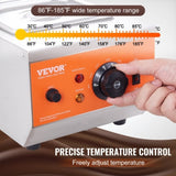 VEVOR Chocolate Tempering Machine, 2 Tanks Chocolate Melting Pot with TEMP Control, 800W Stainless V952-QKLR9800W3042CKX1V3