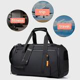 Travel Duffel Bag Laptop Duffel Men'S Travel Bag Women'S Travel Bag Durable - Black - Size L V1347-127-81359-BLK-L