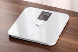 Smart Digital Bathroom Body Fat Scale 180KG Bluetooth Scales Weight for BMI Water -White V1263-JX-6710-1