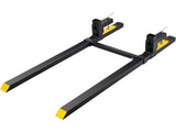 Pallet Forks, 907 kg Tractor Bucket Forks, 1490 mm Total Length Clamp on Pallet Forks with V952-HCS2000LBS60IX9MMV0