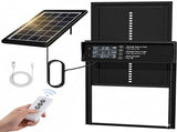 CARLA HOME Automatic Chicken Coop Door Solar Powered with 4 Mode Timer & Light Sensor, Anti-Pinch & V178-36375