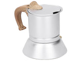 150ml Coffee Maker Moka Pot Stainless Steel Coffee Pot Induction Cooker Use Home Supplies V1294-YM0718-3118200269611