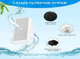 12x T-Shaped Filters Pet Water Fountain Filter Refill for Mini and Swan Pet Drinking Fountain B V1192-AZ-W-23011