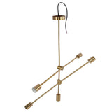 Modern Chandelier Unique Appearance Elegant Design Stable Firm Geometric Line Chandelier 110220V V1294-YM0714-3119210295511