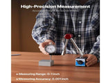 Dial Test Indicator with Magnetic Flexible Base Stand, 0.03 mm Accuracy, 0-25.4mm Range, Fine V952-NJCLGJGJDBFBE9F6A001V0