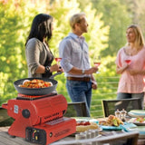 Portable Camping Gas Heater Outdoor Heating Stove Gas Baking Hunting Warmer AU RED V201-QNL0002RE8AU