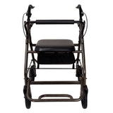 Orthonica Foldable Steel Frame Rollator Walker - Grey FRW-MAS-01L-GY