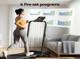 Everfit 3 in 1 Walking Pad Treadmill 12% Incline Foldable Under Desk Treadmills for Home Gym With TMILL-400H-2INC-L-BK