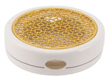Ceramic Tea Pot Warmer with 11.8cm Gold Gasket Circular Concave Tea Kettle Heating Base for Home V1294-YM0706-3118230212411
