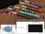 79Pcs Magic Dice Counters, Counter Dice Set Acrylic Ability Keyword Counter and Plus Minus Dice Set V1366-AZ2-W-15100