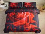 Black Rose Luxury 3 Piece Comforter Set V745-AB010503AJ3
