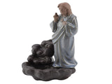 Ceramic Incense Holder Censer Smoke Backflow Incense Burner Decor Ornament V1294-YM0901-JY24724-01