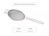 Stainless Steel Fine Mesh Skimmer Spoon, Heavy Duty Kitchen Strainer for Frying, Pasta, Noodles, V1189-LC-AMZ-00073