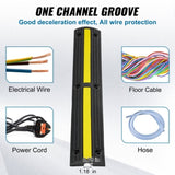 VEVOR 4 PCs 39'' Cable Protector Ramp 18000 lbs Speed Bump Floor Cable Protector V952-XXJSDDLBHQW4WQJKHV0