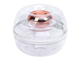 Portable Small Humidifier 3L Dual Nozzle Quiet Clear USB Desktop Humidifier with Night Light for V1294-YM0901-3113250054511
