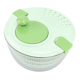 Salad Spinner Plastic Time Saving Fast Mixing Washable Rotatable Veggie Washer for Kitchen Green V1294-YM0703-3118230005511