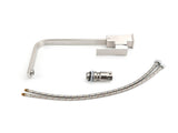WELS Square Kitchen Sink Laundry Mixer 360 Swivel Faucet Tap Set Brushed Nickel V1233-KSQ501N