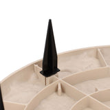 Outdoor Step Stones Decorative Polypropylene Resin Stepping Stones with Ground Stakes for Lawn V1294-YM0901-3111240179111