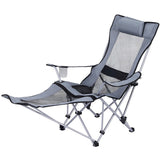 Weisshorn Camping Chair Adjustable Reclining Portable Outdoor Folding Chair Grey XFEL-CAMP-RE-OX2-GR