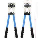 240pcs SC Open-Mouth Bare Terminals HS-50B Crimping Pliers Set - Gold - SC Inspection Hole V1107-145-66513-GLD-SCINSPECTIONHOLECOPPERLUG