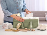 Baby storage basket - portable baby storage basket - felt baby storage - removable compartment V1188-MS101-03108-1