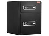 Double Doors 4.5 cu.ft Safe Box with Key Lock & Password, Safe Lock Box with Fireproof Bag, Key V952-LMBXXLS452CU8Z59AV9