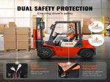 Universal Forklift Seat, Fold Down Tractor Seat with Adjustable Angle Back, Micro Switch and V952-CCZYCGKAQD00099Y0V0