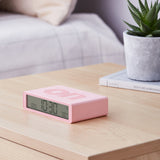 Lexon Flip Classic Reversible Alarm Clock - Pink V398-LD-LR157P4