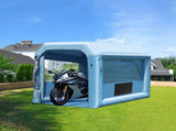 Inflatable Paint Booth, 9.8 x 8.2 x 8.2 ft Inflatable Spray Booth, with 550W Powerful Blower and Air V952-CQSPQFLSKCGLKNDD2V3