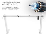 Fortia Sit To Stand Up Standing Desk, 120x60cm, 72-118cm Electric Height Adjustable, 70kg Rated, V219-ADKSSTFOWTWT2SA