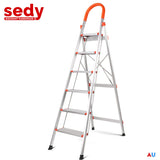 6 Step Ladder Folding Aluminium Portable Multi Purpose Household Tool Non Slip V465-82033