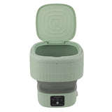 Portable Washing Machine 9L 10W Foldable Bucket Washer Low Noise Mini Washer 100240V for Underwear V1294-YM0901-3113230354513
